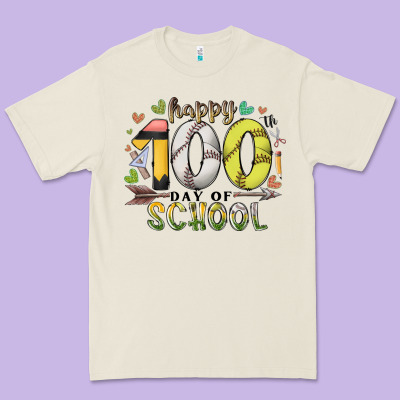 Happy 100 Day Of School Premium Tee Designed By Racoondesign