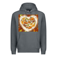 Rock fall heart with leopard Premium Hoodie - TumblerDesignByShophia