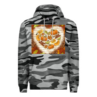 Slate Camo fall heart with leopard Premium Hoodie - TumblerDesignByShophia