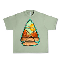 Oil Green western desert arrowhead Urban Heavy Tee - Jasminsmagicworld