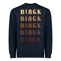 Navy black history Heavyweight Sweatshirt - MaliasSmallBusiness