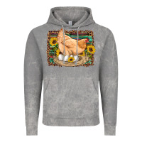 Cloud Rock western farm chicken coop animals eggs sunflowers leopard serape woode Vintage Hoodie - Artiststas