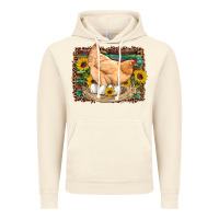 Vintage Artic western farm chicken coop animals eggs sunflowers leopard serape woode Vintage Hoodie - Artiststas