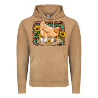 Vintage Camel western farm chicken coop animals eggs sunflowers leopard serape woode Vintage Hoodie - Artiststas