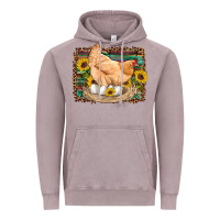 Vintage Zinc western farm chicken coop animals eggs sunflowers leopard serape woode Vintage Hoodie - Artiststas