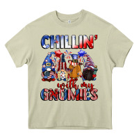 Mossy Chillin' with my gnomies 4th of July Heavy Core Tee - CowGirlArtShop