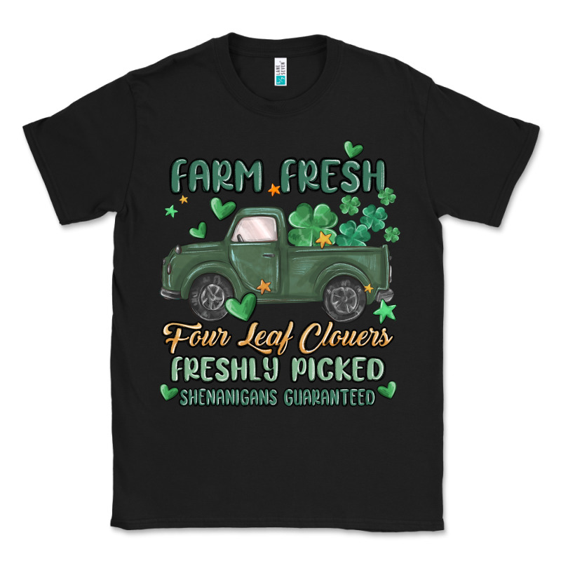 Farm Fresh Four Leaf Clovers Classic Tee by MaliasSmallBusiness | Teevron