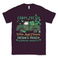 Plum farm fresh four leaf clovers Classic Tee - MaliasSmallBusiness
