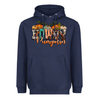 Navy western howdy pumpkin Heavyweight Hoodie - NancyCooperArtShop
