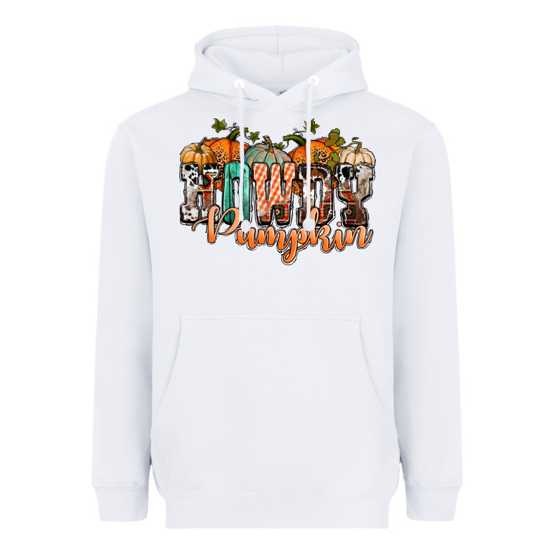 Western Howdy Pumpkin Heavyweight Hoodie by NancyCooperArtShop | Teevron