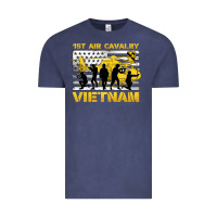 Vintage Denim 1st air cavalry vietnam veteran Vintage Tee - Jasminsmagicworld