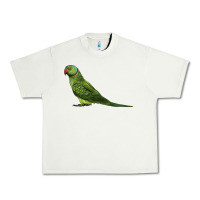 Pistachio Ring Necked Parakeet Urban Heavy Tee - LillyAllenDesigns
