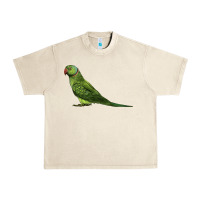 Sandshell Ring Necked Parakeet Urban Heavy Tee - LillyAllenDesigns