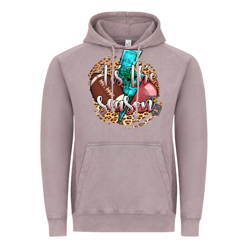 Tis The Season Football Helmet Vintage Hoodie by AdoDesignShop | Teevron
