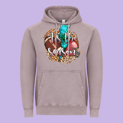 Tis The Season Football Helmet Vintage Hoodie Designed By Adodesignshop