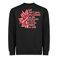 Black pink sunflower and cancer ribbon breast cancer Heavyweight Sweatshirt - MaliasSmallBusiness