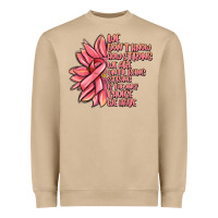 Mushroom pink sunflower and cancer ribbon breast cancer Heavyweight Sweatshirt - MaliasSmallBusiness