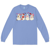 Colony Blue valentines day ghost Long Sleeve Tee - MaliasSmallBusiness