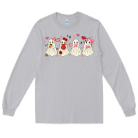 Moon Dust valentines day ghost Long Sleeve Tee - MaliasSmallBusiness