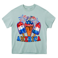 Arona 4th of July America ice creams Heavy Core Tee - Neo Western