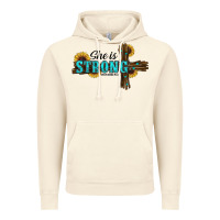 Vintage Artic She Is Strong Western Cross Vintage Hoodie - RanaPortraitStore