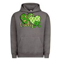 Pigment Tornado St. Patrick's Lucky hearts Urban Hoodie - OliviaCreatesArt