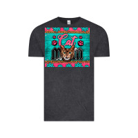 Vintage Black Western Bengal Cat Mom Vintage Tee - LillyAllenDesigns