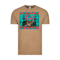 Vintage Coffee Western Bengal Cat Mom Vintage Tee - LillyAllenDesigns