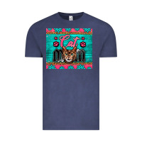 Vintage Denim Western Bengal Cat Mom Vintage Tee - LillyAllenDesigns