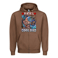 Chestnut Reel Cool Dad Bass 4th of July Zipper Hoodie - LillyAllenDesigns