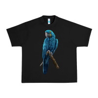 Black Hyacinth Macaw Urban Heavy Tee - LillyAllenDesigns
