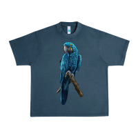 Midnight Navy Hyacinth Macaw Urban Heavy Tee - LillyAllenDesigns