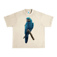 Sandshell Hyacinth Macaw Urban Heavy Tee - LillyAllenDesigns