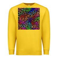 Lemon Pride leopard seamless pattern Premium Sweatshirt - NancyCooperArtShop