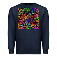 Navy Pride leopard seamless pattern Premium Sweatshirt - NancyCooperArtShop