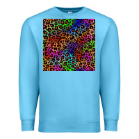 Ocean Blue Pride leopard seamless pattern Premium Sweatshirt - NancyCooperArtShop