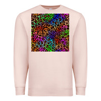 Pale Pink Pride leopard seamless pattern Premium Sweatshirt - NancyCooperArtShop