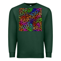 Sports Green Pride leopard seamless pattern Premium Sweatshirt - NancyCooperArtShop