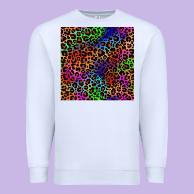 Pride Leopard Seamless Pattern Premium Sweatshirt Designed By Nancycooperartshop