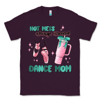 Plum mess always stressed dance mom Classic Tee - MaliasSmallBusiness