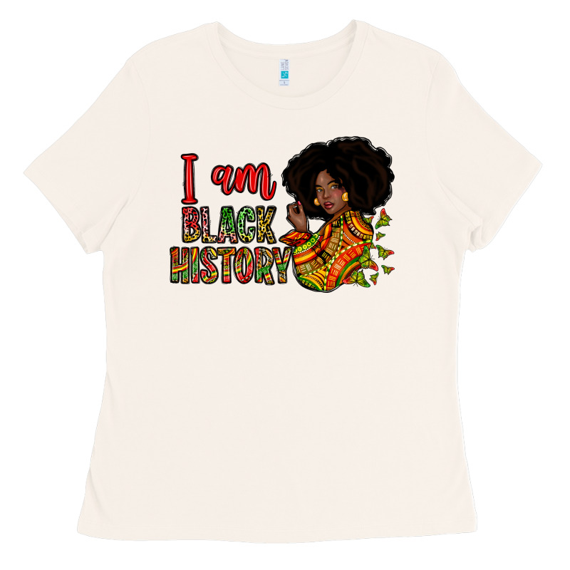 I Am Black History Ladies Tee by Zillion Design Studio | Teevron