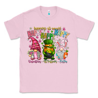 Bubblegum Pink Happiness All Around Happy Valentines Patrick East Classic Tee - CowhideDigitalArt