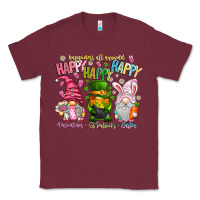 Burgundy Happiness All Around Happy Valentines Patrick East Classic Tee - CowhideDigitalArt