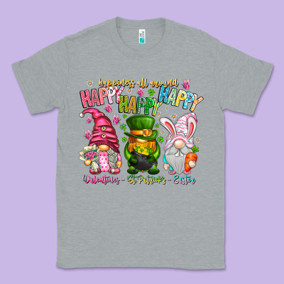 Happiness All Around Happy Valentines Patrick East Classic Tee Designed By Cowhidedigitalart
