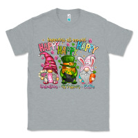Heather Grey Happiness All Around Happy Valentines Patrick East Classic Tee - CowhideDigitalArt