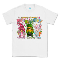 White Happiness All Around Happy Valentines Patrick East Classic Tee - CowhideDigitalArt