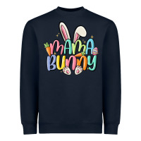 Navy mama bunny Heavyweight Sweatshirt - MaliasSmallBusiness