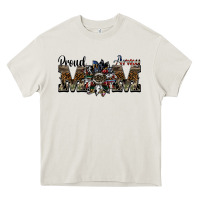 Cream proud army mom Heavy Core Tee - SublimationCraftShop