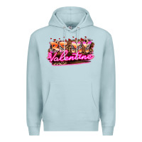 Blue Mist be my valentine Premium Hoodie - HowdyJamesFarm
