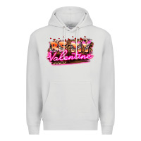 Dove Grey be my valentine Premium Hoodie - HowdyJamesFarm